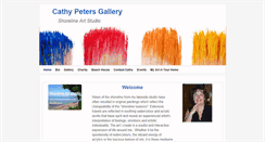 Desktop Screenshot of cathypetersgallery.com
